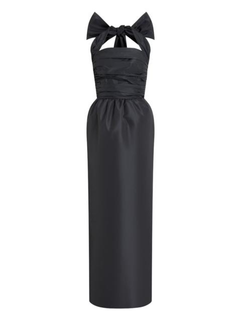 PATOU bow-detail black dress