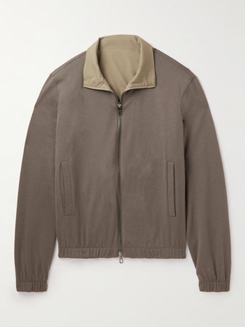 Loro Piana Reversible Windmate® Storm System® Shell and Cashmere Bomber Jacket