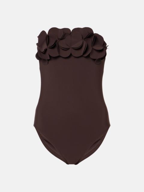 KARLA COLLETTO Tess floral bandeau swimsuit