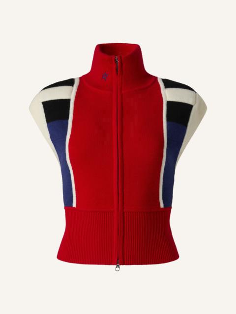 PERFECT MOMENT Merino Wool Racer Gilet