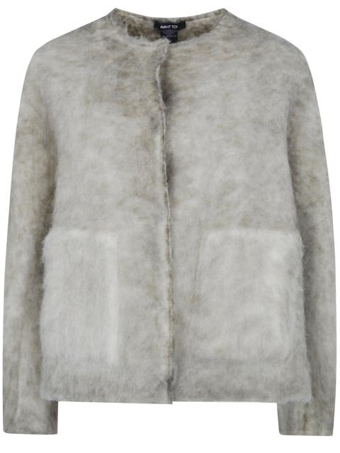 Avant Toi Jacket Hand Painted Alpaca Round Neck