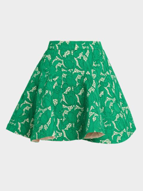 AKNVAS Kalle Guipure Lace Circle Skirt