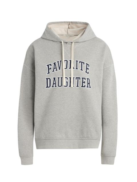 Favorite Daughter Women's The Collegiate Logo Hoodie - Heather Grey