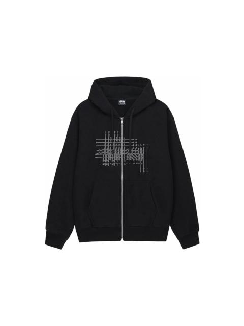 Stüssy Stussy Refracted Zip Hoodie Black