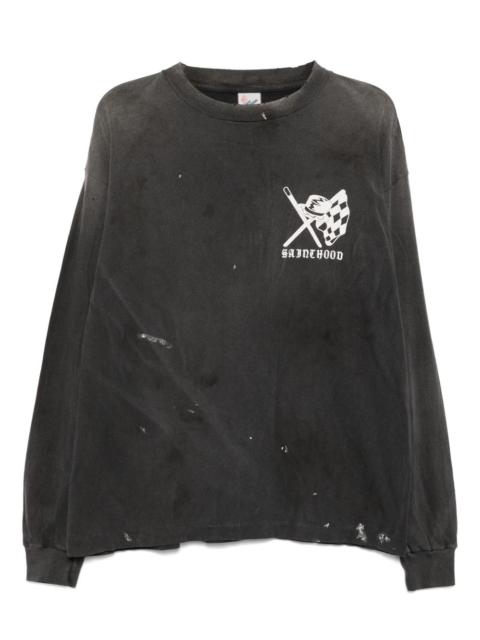 SAINT M×××××× graphic-print T-shirt