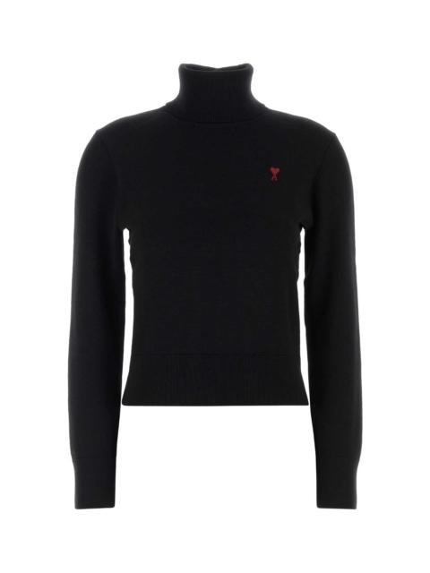 AMI Paris AMI Paris Coeur Sweater — Black