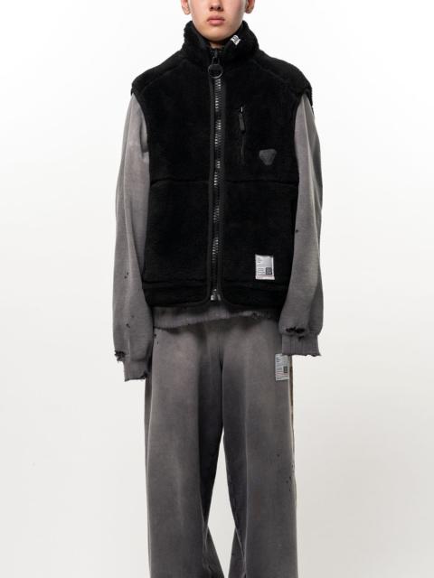 Maison MIHARAYASUHIRO Wide Back Boa Vest