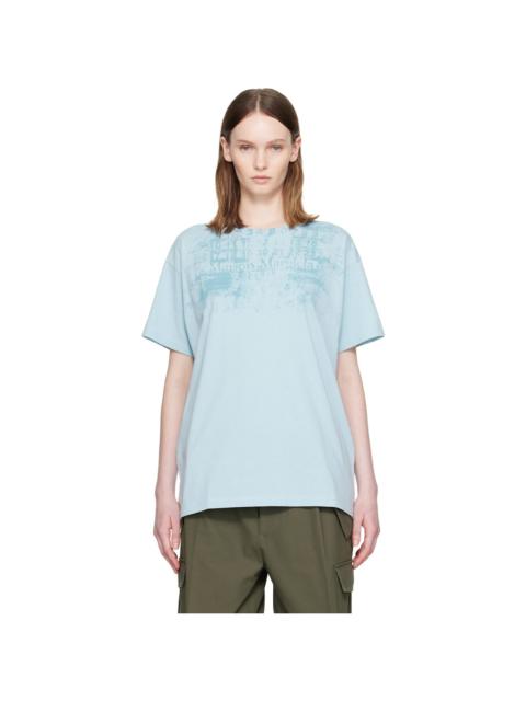Maison Margiela Blue Numbers Regular T-shirt