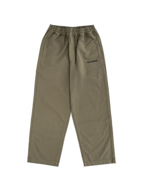 No Problemo logo elasticated-waist trousers