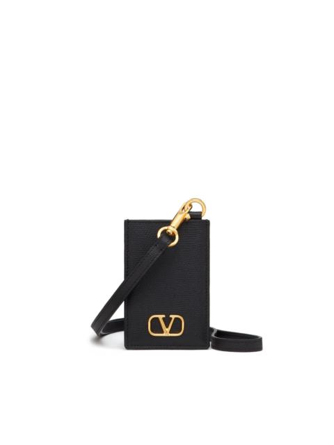 VLogo Signature neck-strap wallet