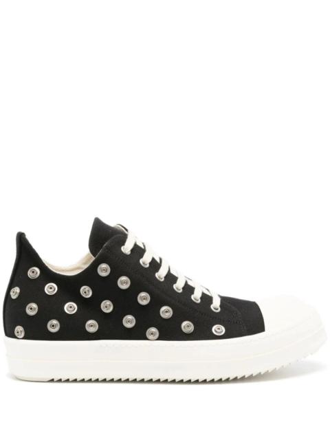 Rick Owens DRKSHDW RICK OWENS DRKSHDW Eyelet Denim Sneakers Black/Milk