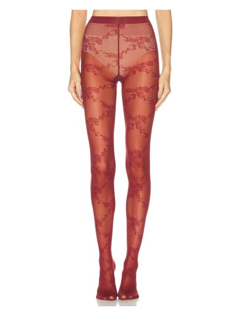 Wolford Floral Lace Tights