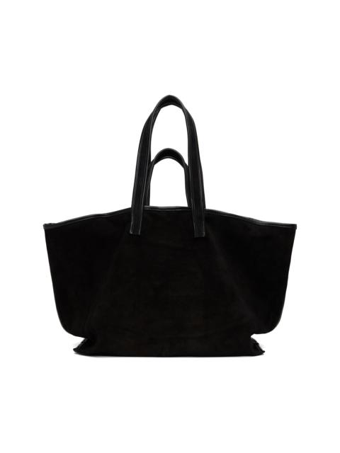 KASSL Editions Black Suede Tote