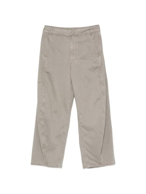 Tibi garment-dyed stretch-twill trousers