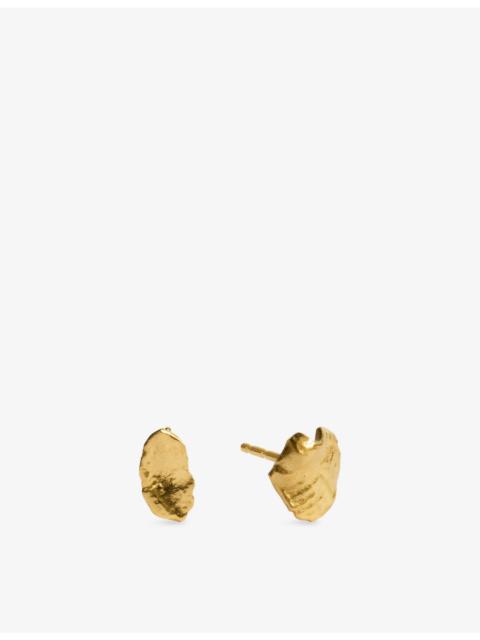 MONICA VINADER Fragments Small 18ct Yellow Gold-Plated Vermeil Sterling-Silver Stud Earrings