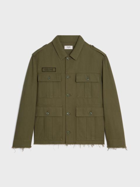 CELINE celine saharienne jacket in cotton