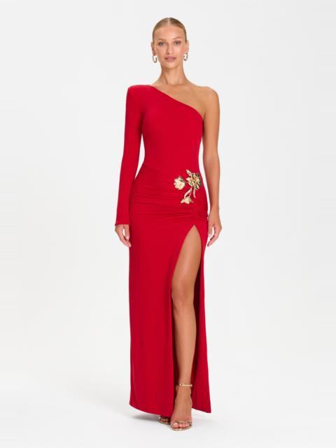 NADINE MERABI Rebecca Red Dress