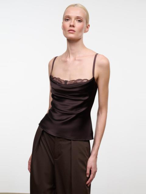 STAUD STAUD EVANGELINE SILK TOP EARTH