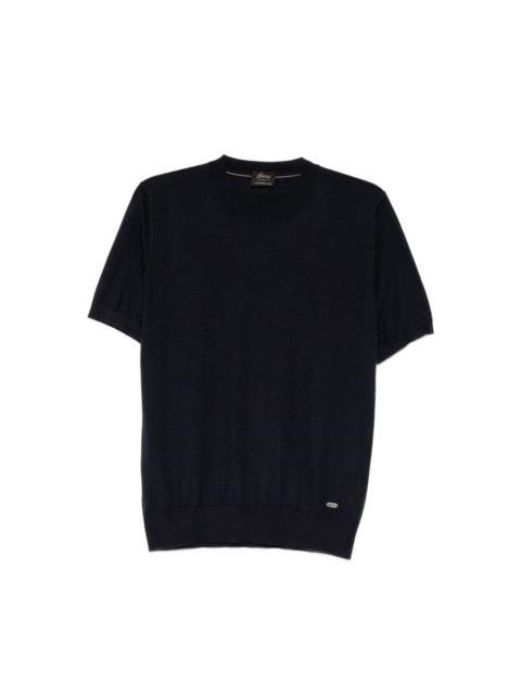 Brioni Cashmere and silk blend t-shirt