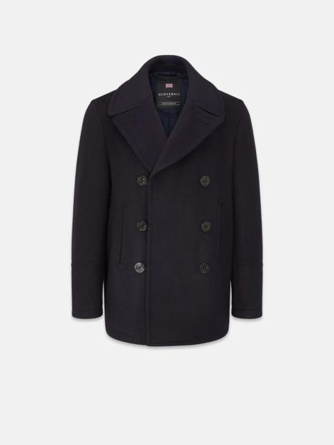 GLOVERALL Men's Tennyson Peacoat Navy