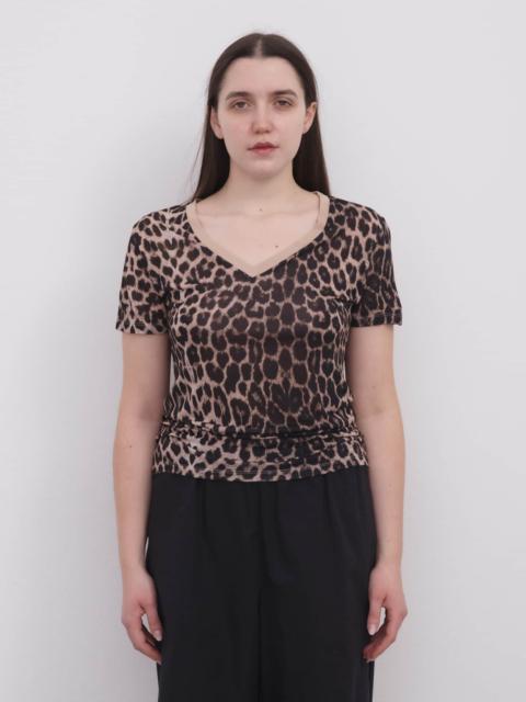 BASERANGE V Neck Tee Shirt - Circulose Jersey