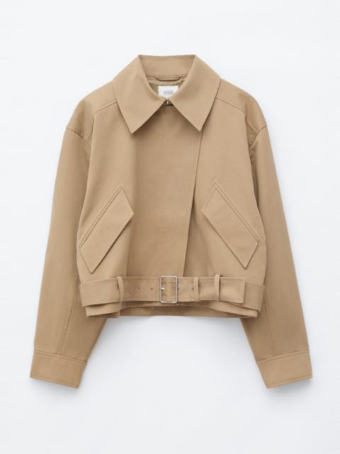 & Other Stories Belted Cotton Twill Jacket