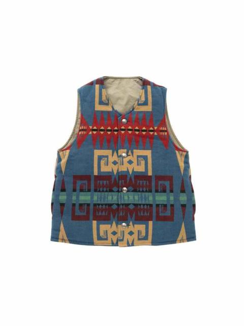 visvim KORA DOWN VEST BLUE