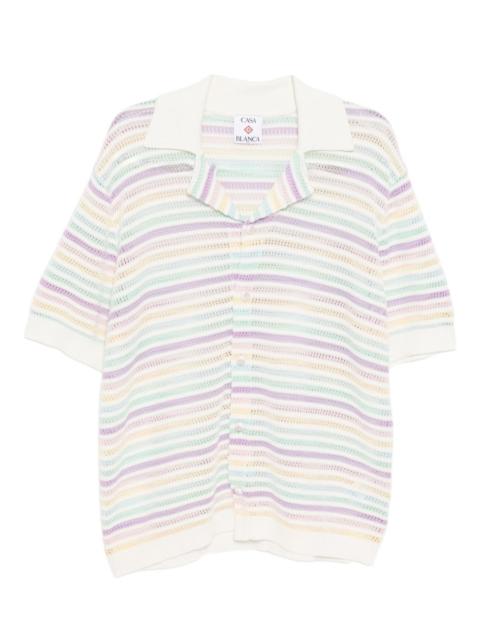 CASABLANCA flower crochet shorts