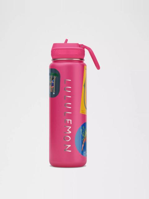 lululemon lululemon x Geoff McFetridge Back to Life Sport Bottle 24oz *Straw Lid