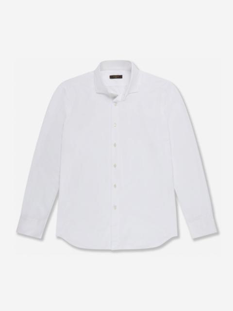 SLOWEAR Slim fit technical fabric shirt