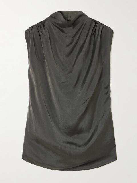 KALLMEYER Penny Draped Satin Top