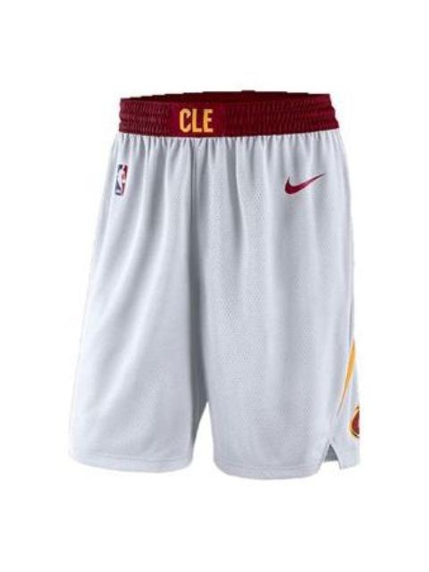 Nike Nike NBA Cleveland Cavaliers Association Swingman Shorts 'White Red' 866791-100
