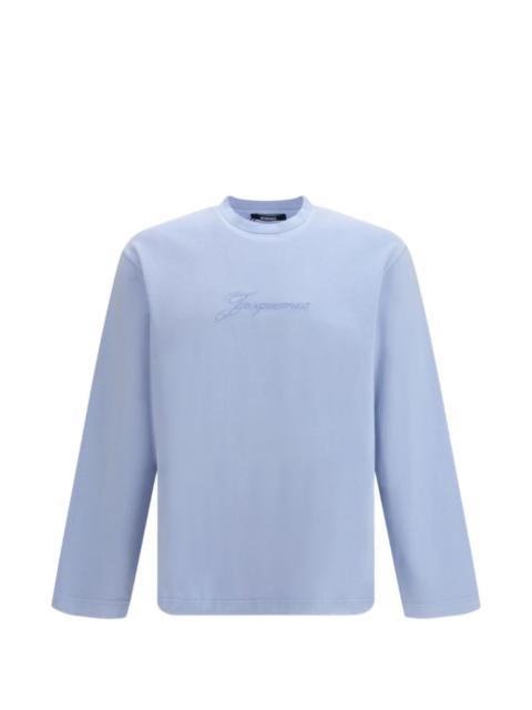 JACQUEMUS Le Pigmento long-sleeved embroidered T-shirt