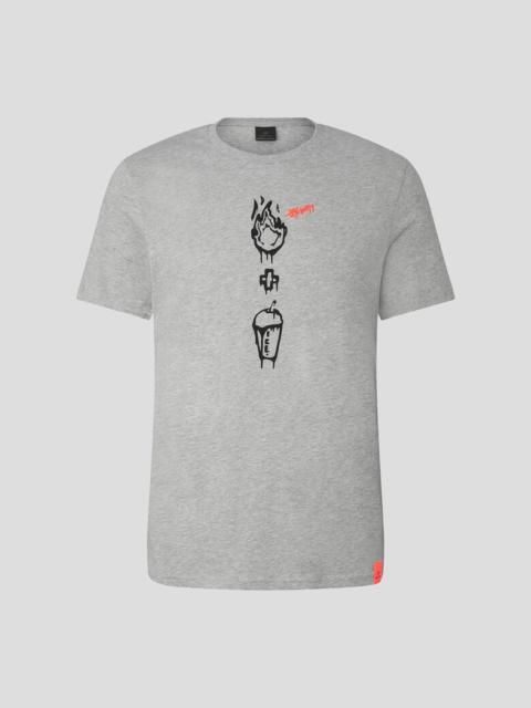 BOGNER Vito T-shirt in Gray melange