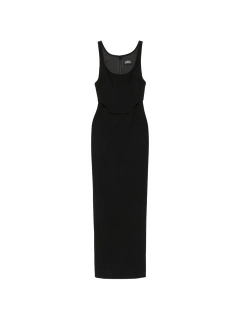 SOLACE LONDON Noor corset-style maxi dress