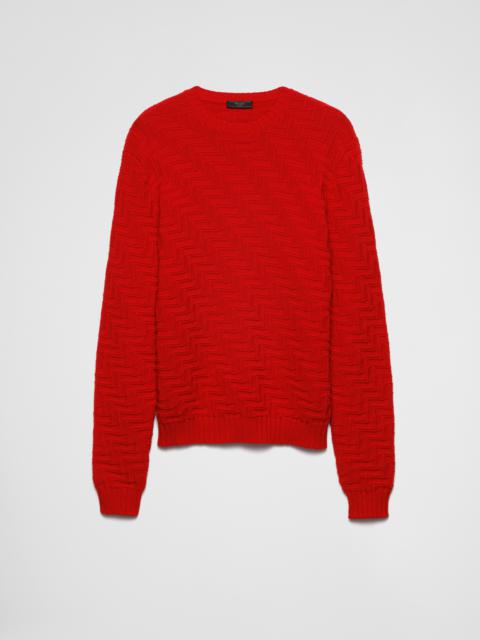 Prada Wool and cashmere crew-neck sweater