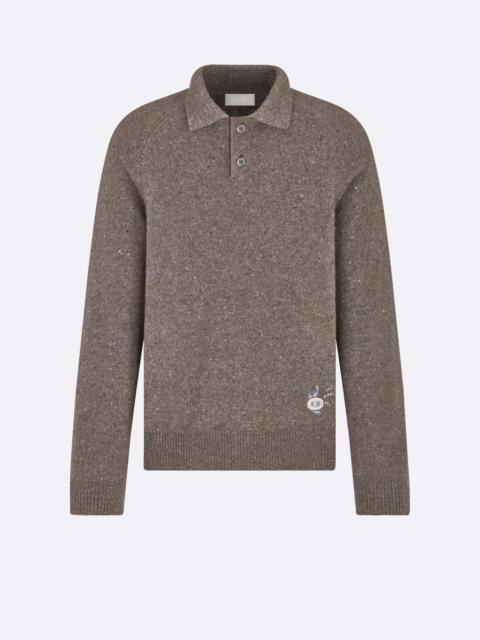 Dior Oversized Long-Sleeved Polo Shirt