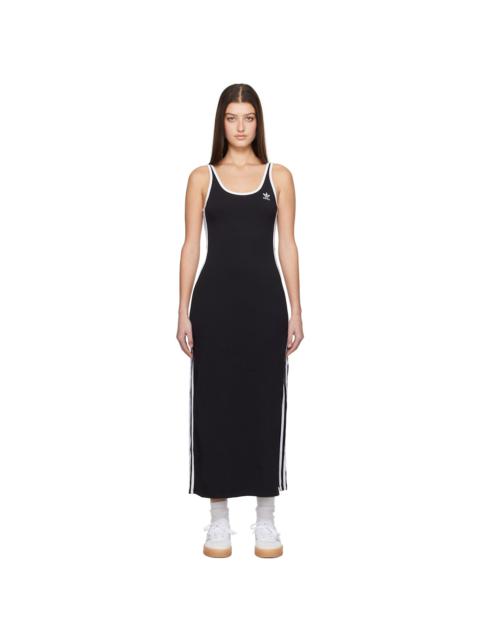 adidas Originals Black Adicolor 3-Stripes Tank Maxi Dress
