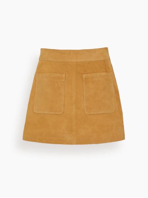 TANYA TAYLOR Fran Skirt in Camel