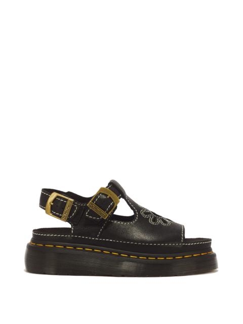 Dr. Martens Dunnet Flower Full Grain Leather Sandals