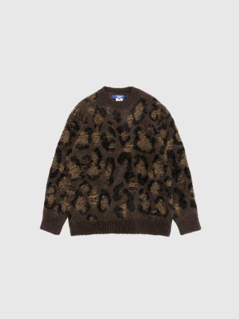 WOOL INTERLOCK JACQUARD SWEATER