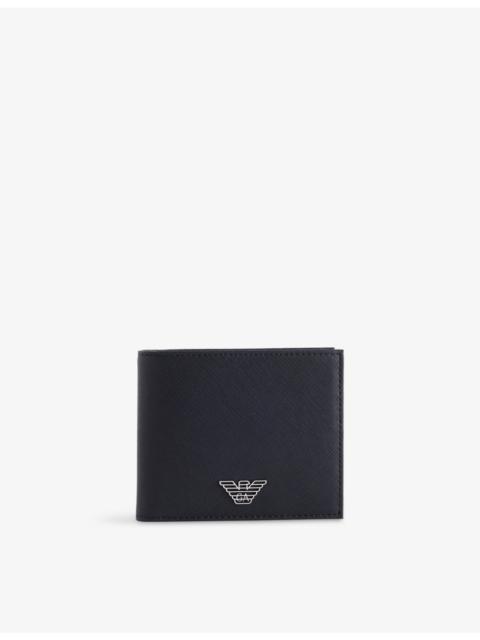 EMPORIO ARMANI Logo-Embellished Leather Wallet