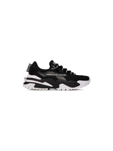 VERSACE JEANS COUTURE Black New Trail Trek Sneakers