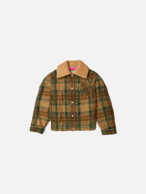 The Elder Statesman PLAID CORD JACKET