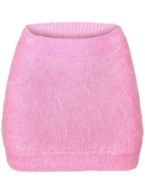 NINA RICCI mohair-blend mini skirt