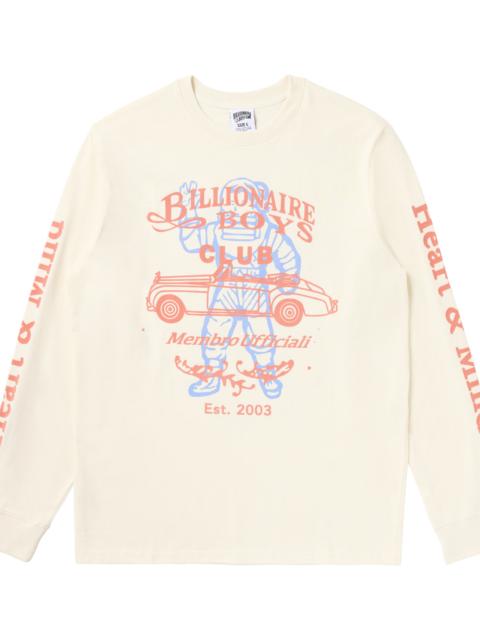 BILLIONAIRE BOYS CLUB Vintage Long-Sleeve Tee "Gardenia" 861 7317 GARD