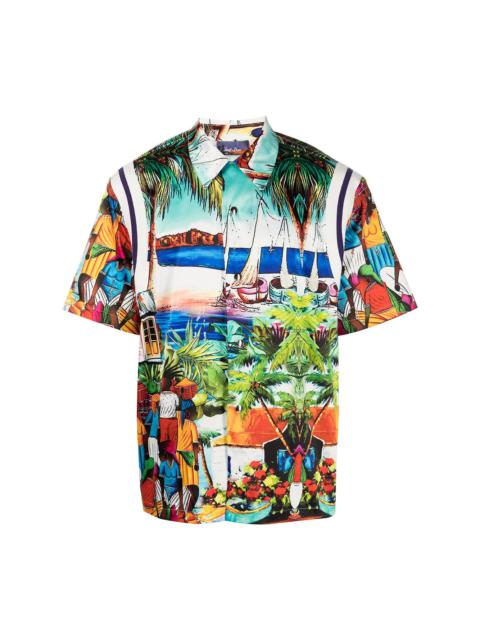 Just Don all-over graphic print shirt