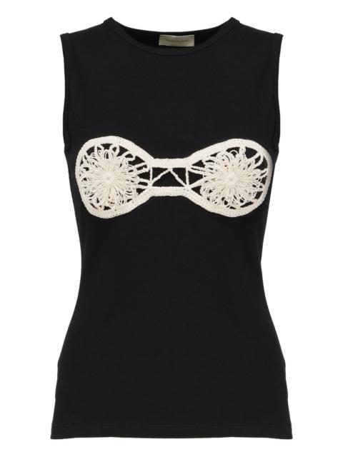 MAGDA BUTRYM crochet-detail top