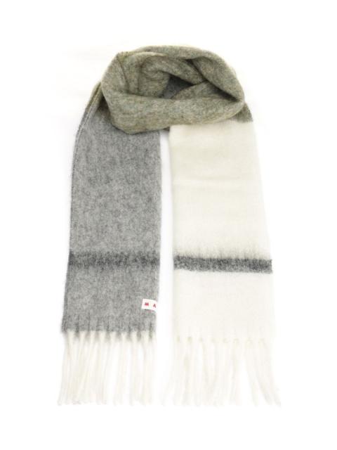 Marni Marni Women Striped Alpaca Scarf