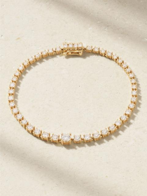 ANITA KO Rope 18-karat gold diamond bracelet Gold